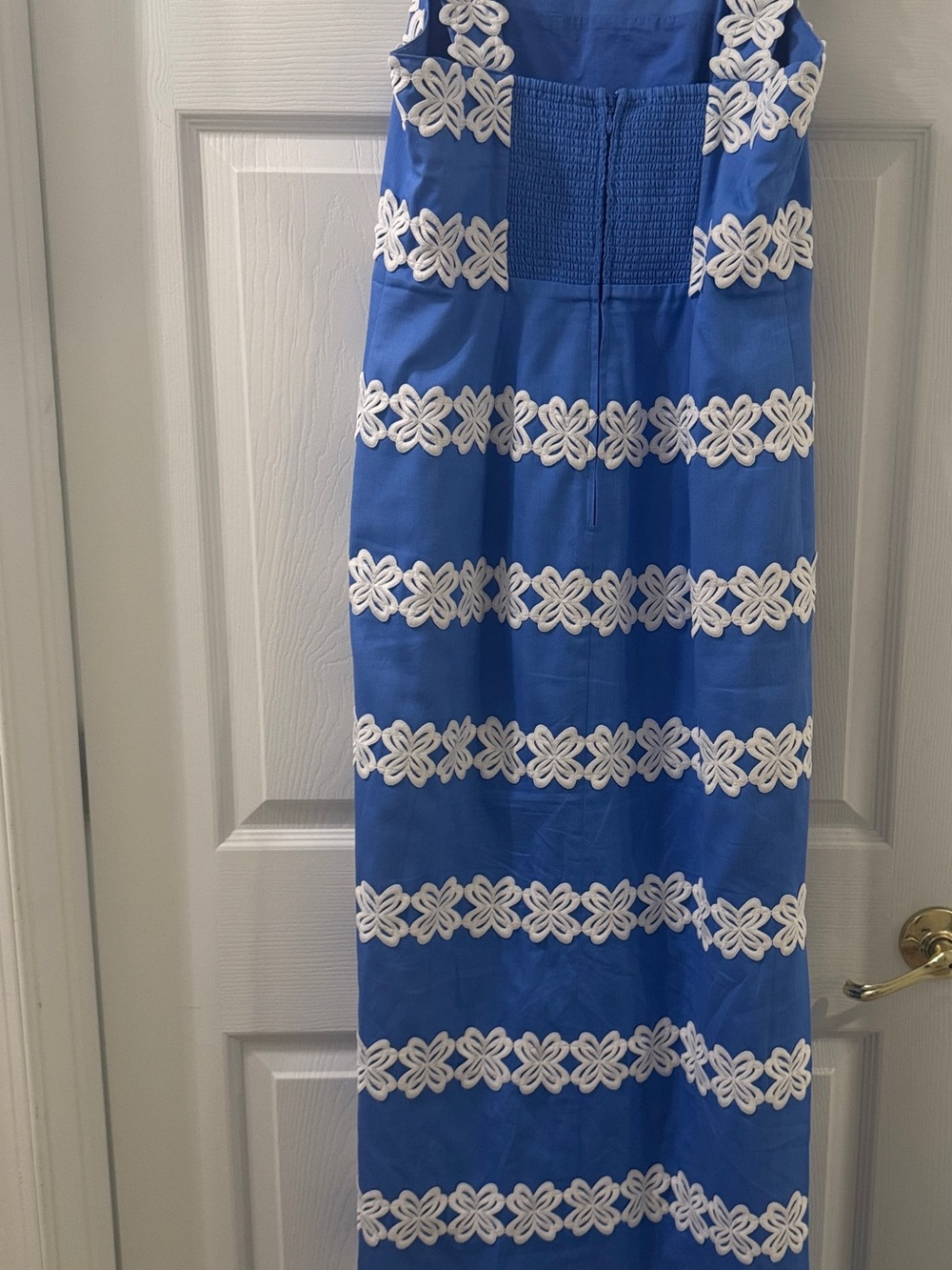 Lilly Pulitzer Davis Maxi Dress size 8 Sun washed Blue - Picture 4 of 5